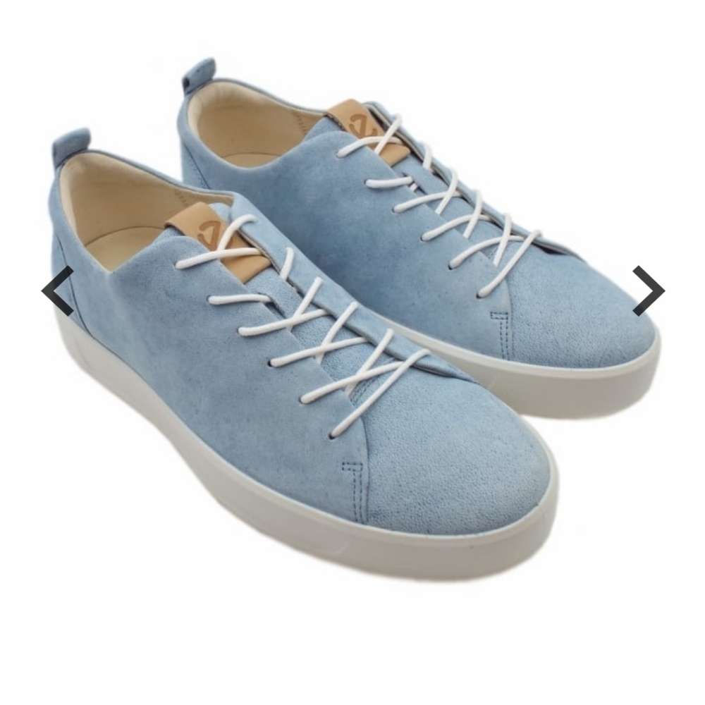 ECCO TRUE INDIGO LEATHER MEN'S SNEAKER SZ US 11